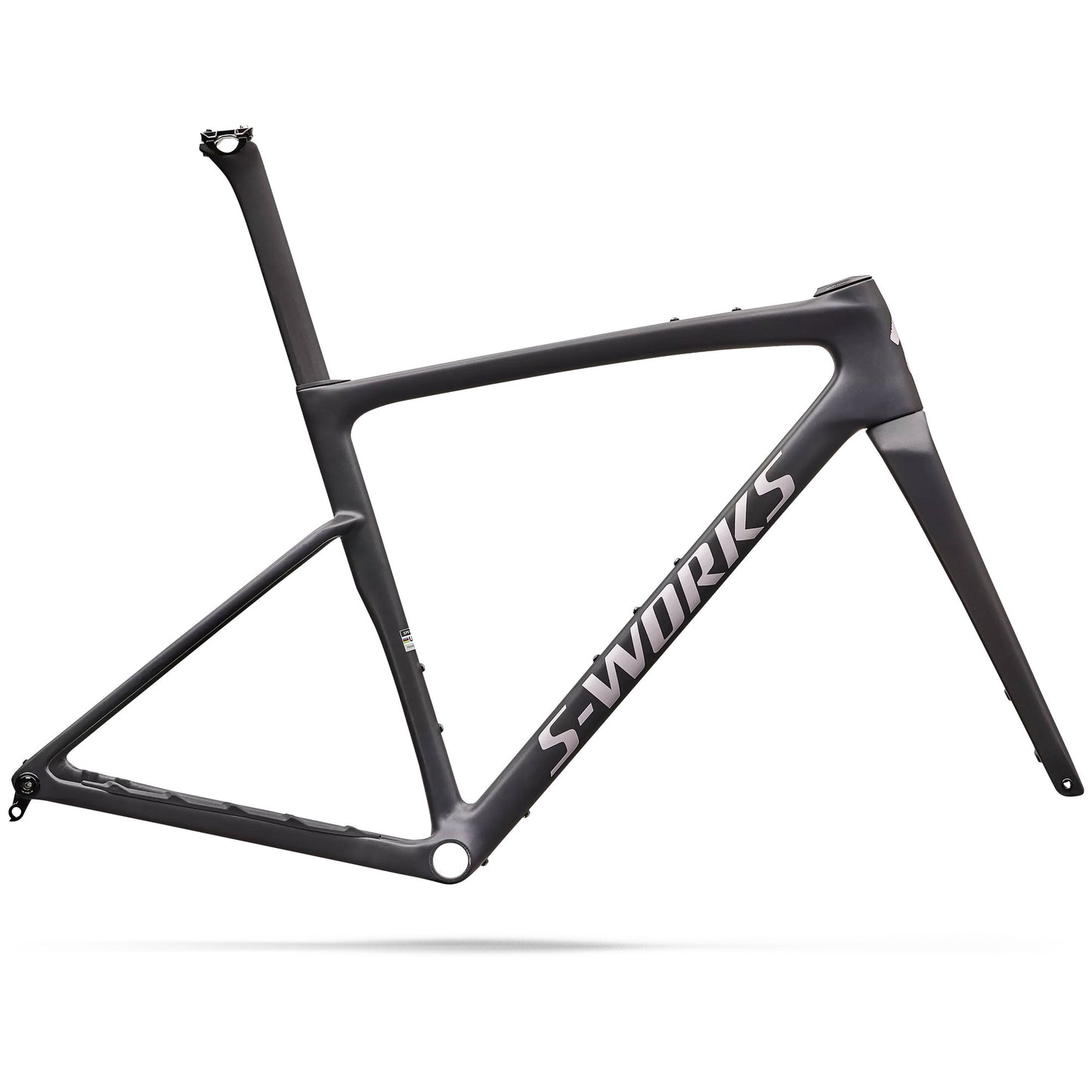 2027 Specialized S-Works Crux Frameset, Satin Carbon/Amethyst Frost image 3