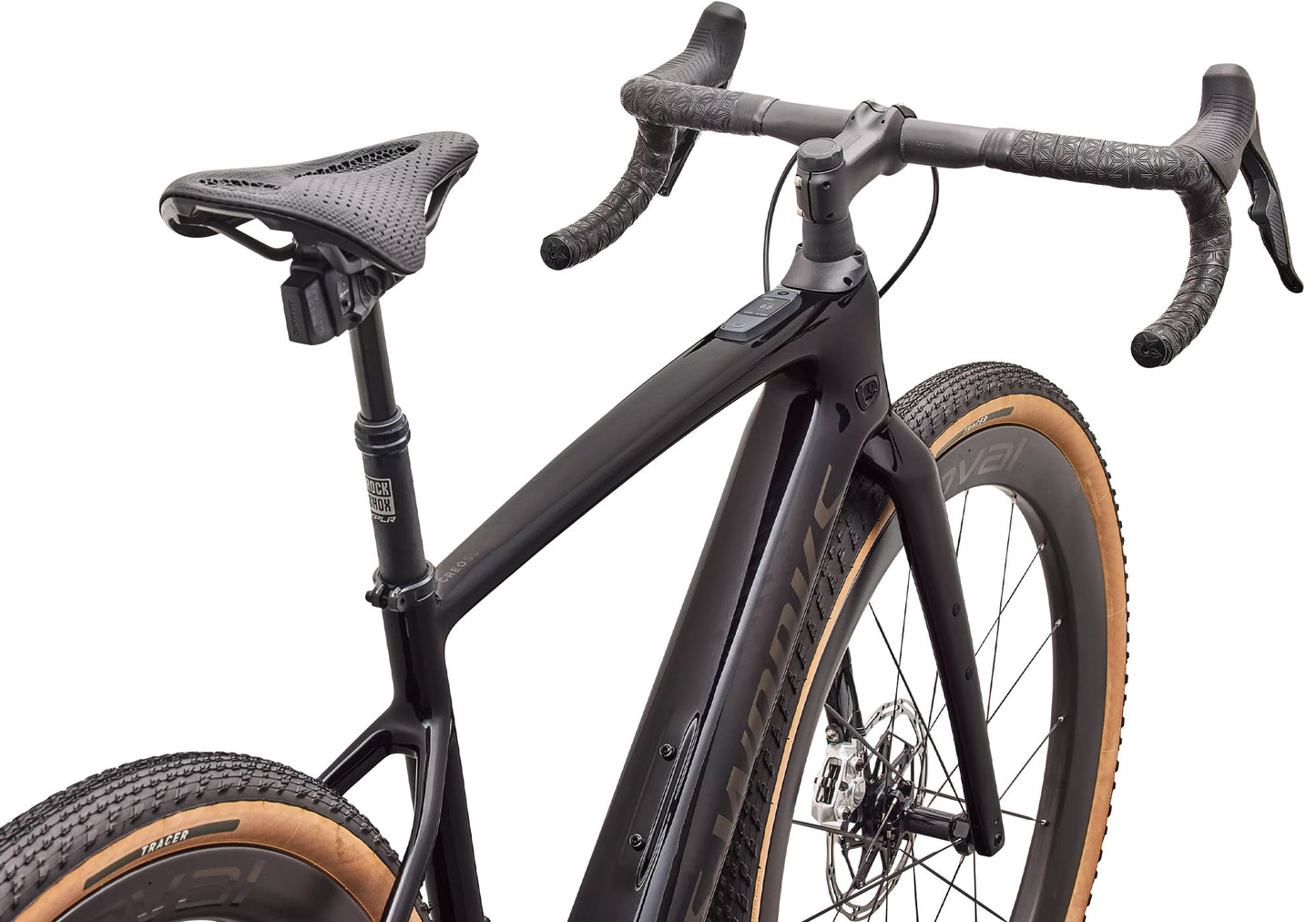 2027 Specialized S-Works Turbo Creo 2 Unisex Electric Road Bike - Gloss Carbon/Chrome image 7