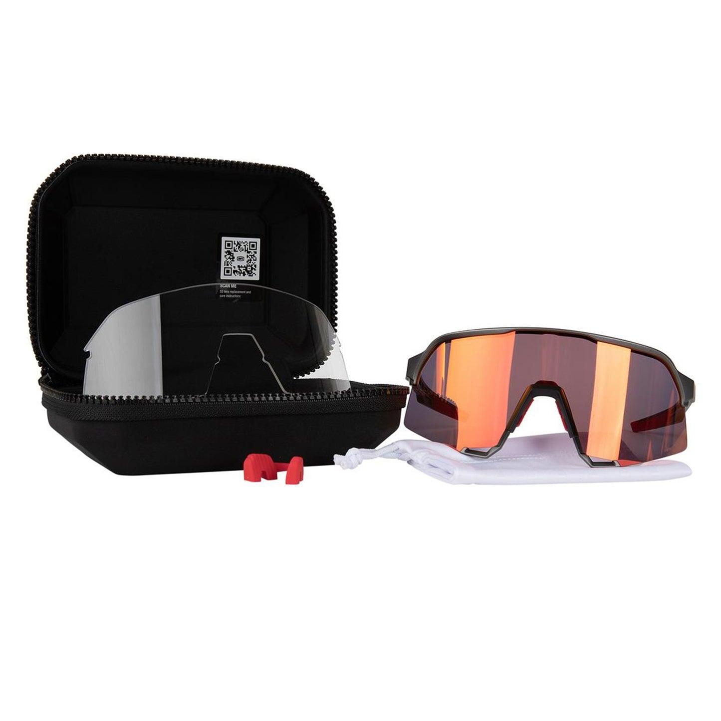 100% S3 Cycling Sunglasses - Tokyo Night/Purple Multilayer Mirror Lens