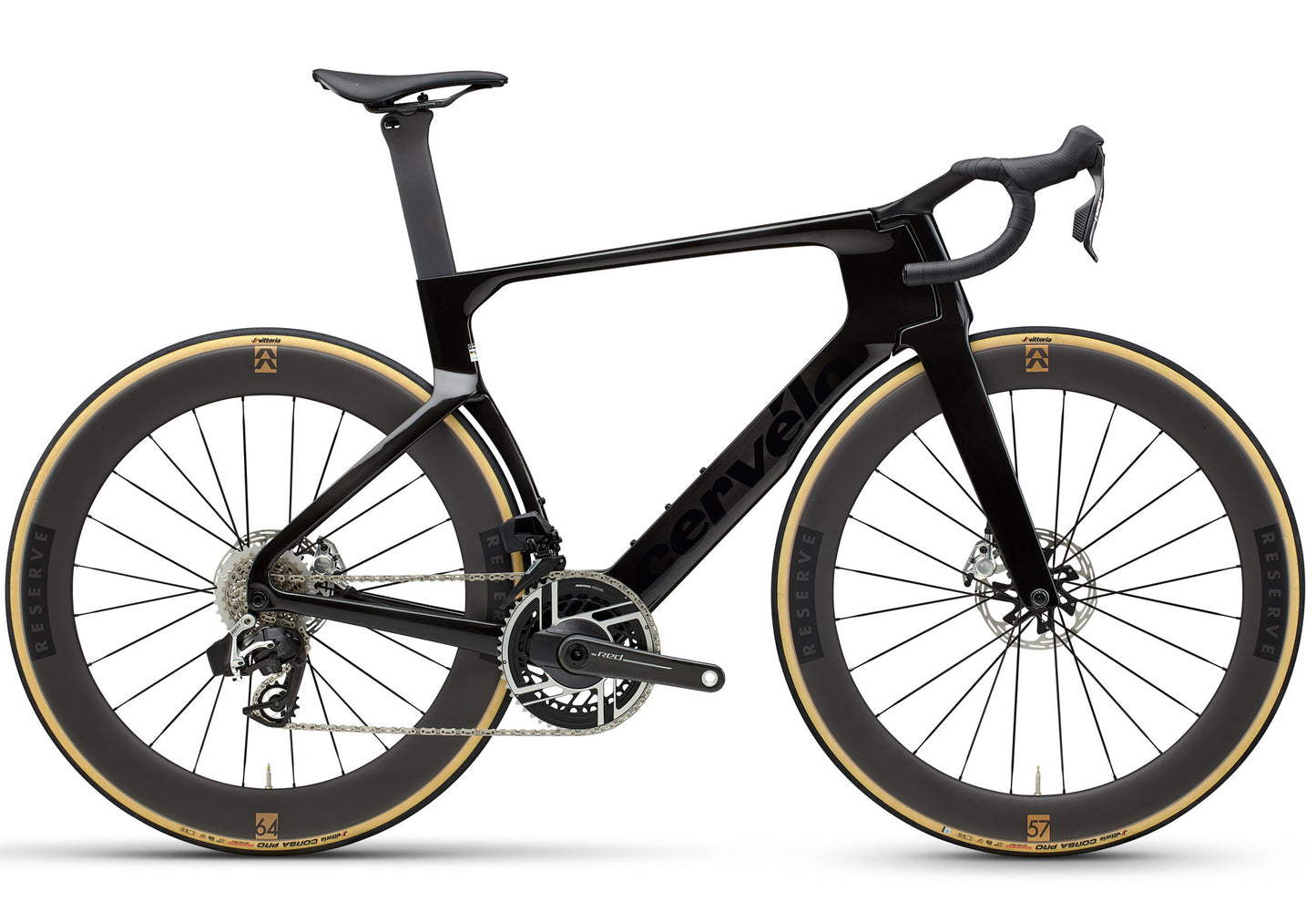 2026 Cervélo S5 Red AXS Unisex Road Bike, Five Black