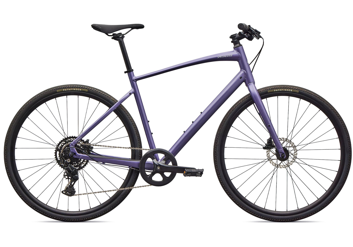 2026 Specialized Sirrux X 2.0 Unisex Urban/Fitness Bike, Satin Mauve Metallic image 3