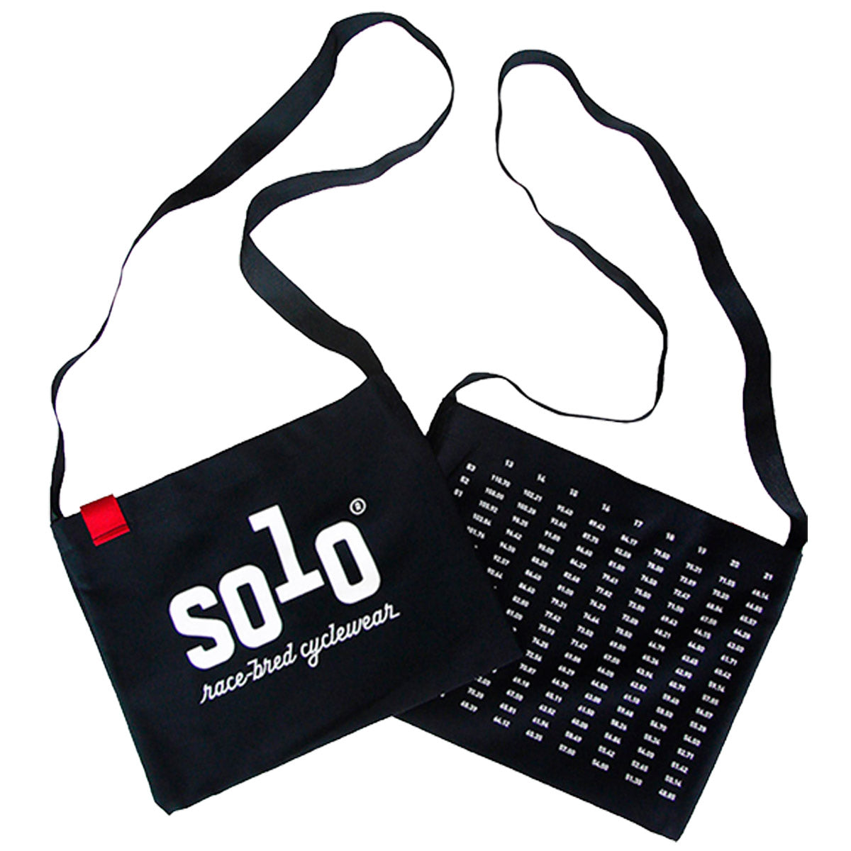 Solo Musette Cotton Bag Black