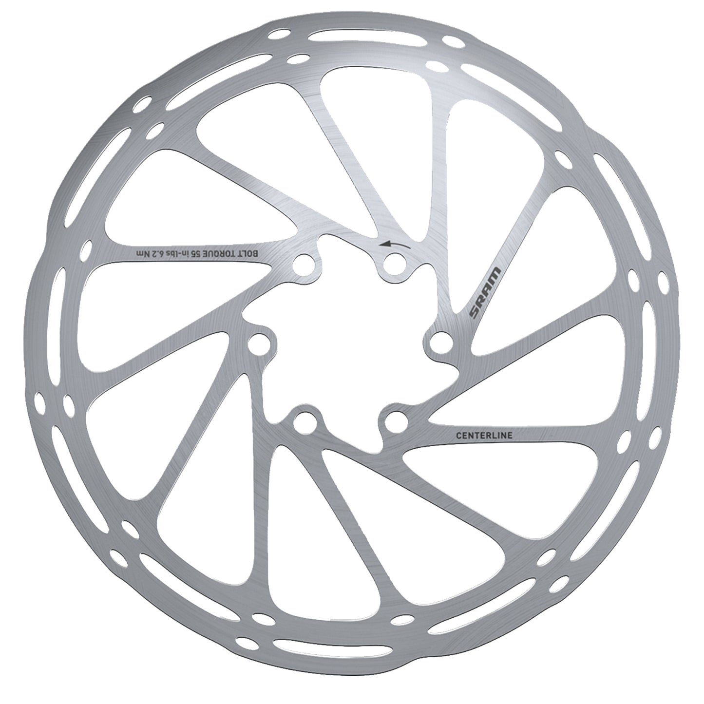 SRAM Centreline Disc Brake Rotor Rounded 200mm 6 Bolt