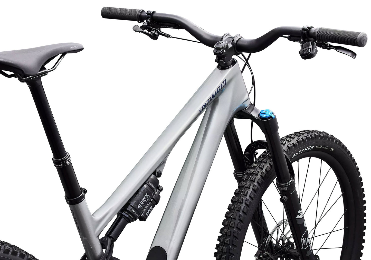 2026 Specialized Stumpjumper 15 EVO Comp Unisex Mountain Bike, Gloss Shadow Silver image 4
