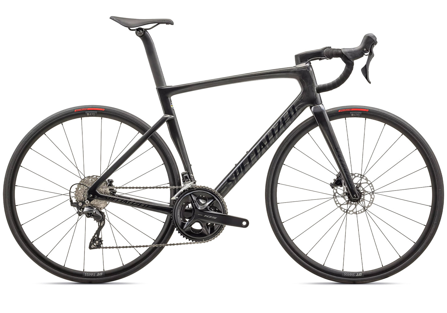 2026 Specialized Tarmac SL7 Sport Shimano 105 Unisex Road Bike, Gloss Carbon / Dark Navy image 3
