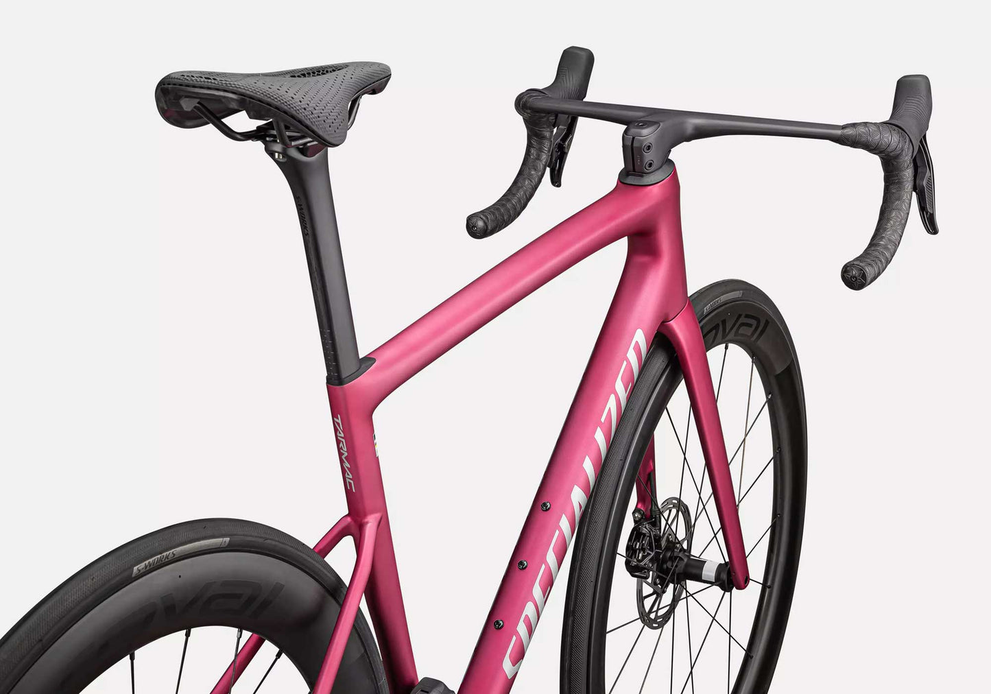 2025 Specialized Tarmac SL8 Pro - SRAM Force eTap AXS, Satin Pink Tint Over Silver Dust