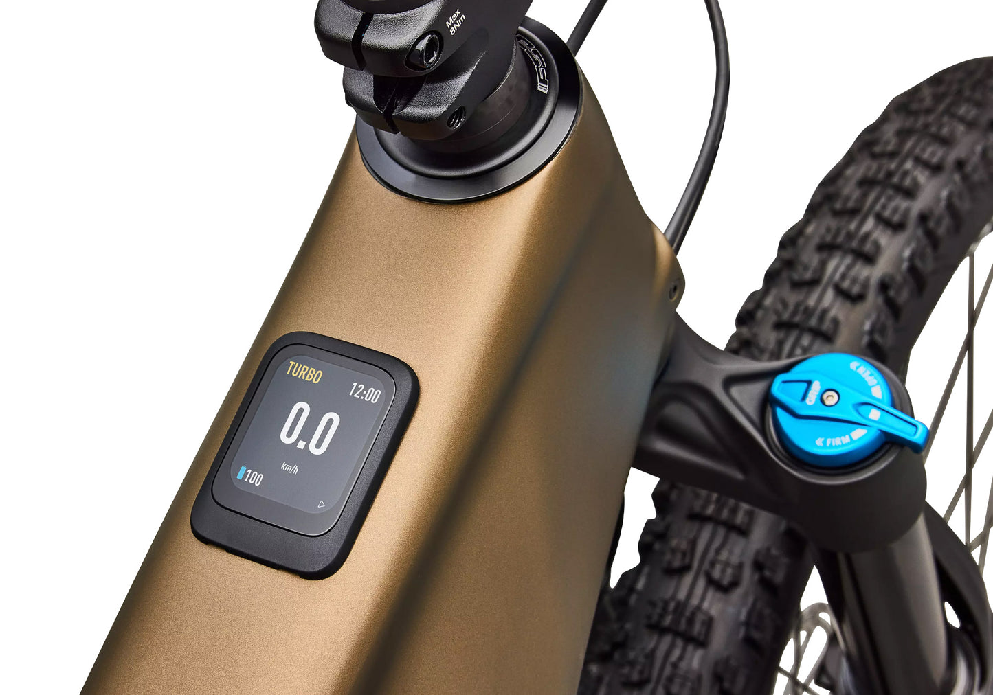 2026 Specialized Turbo Levo R Comp Unisex Electric Bike, Satin Burnt Gold Metallic image 7