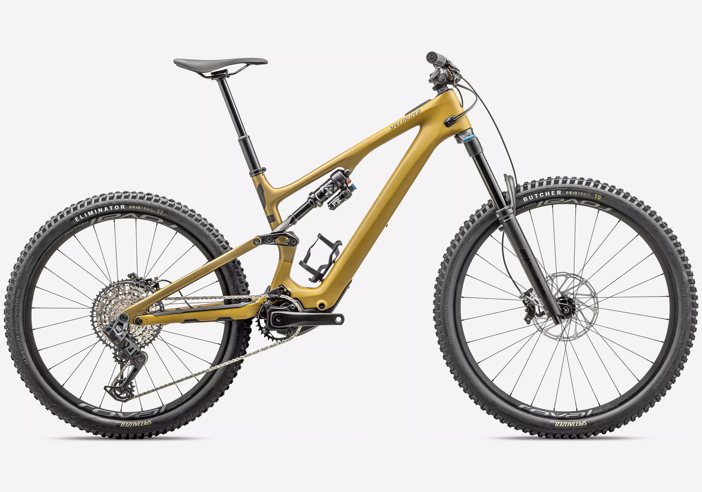 2023 Specialized Turbo Levo SL Expert Carbon, Unisex Electric Mountain Bike - Satin Harvest Gold