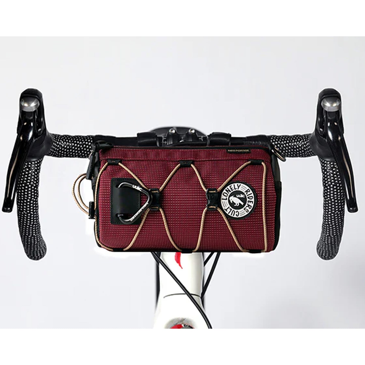 Ulac Coursier Verve X-Spyder Klip 3.8 Litre Handlebar Bag - Sangria image 3