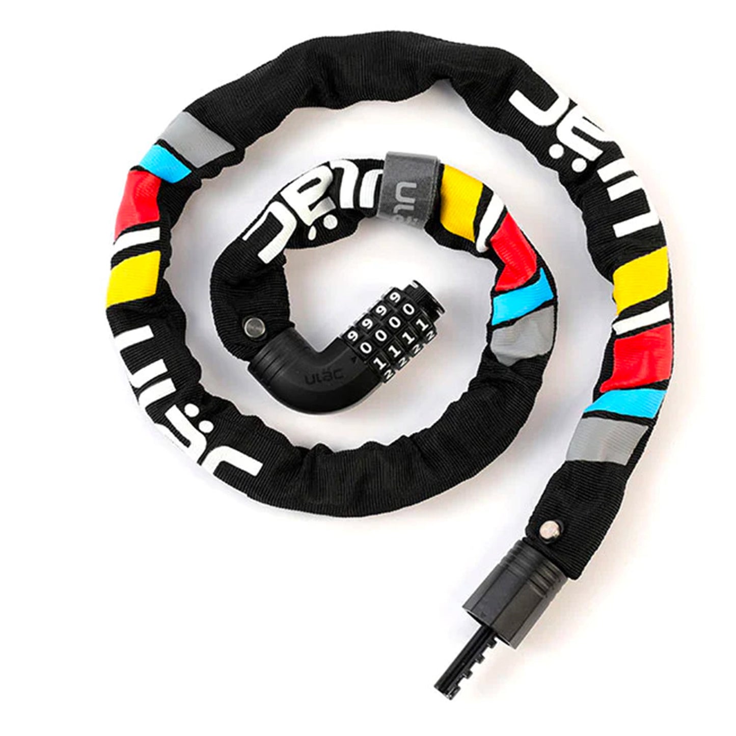 ULAC Kombat Security Chain with Combo Lock 7mmx100cm