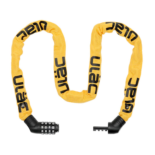 ULAC Street Fighter Combination Bicycle Chain Lock - Bumblebee