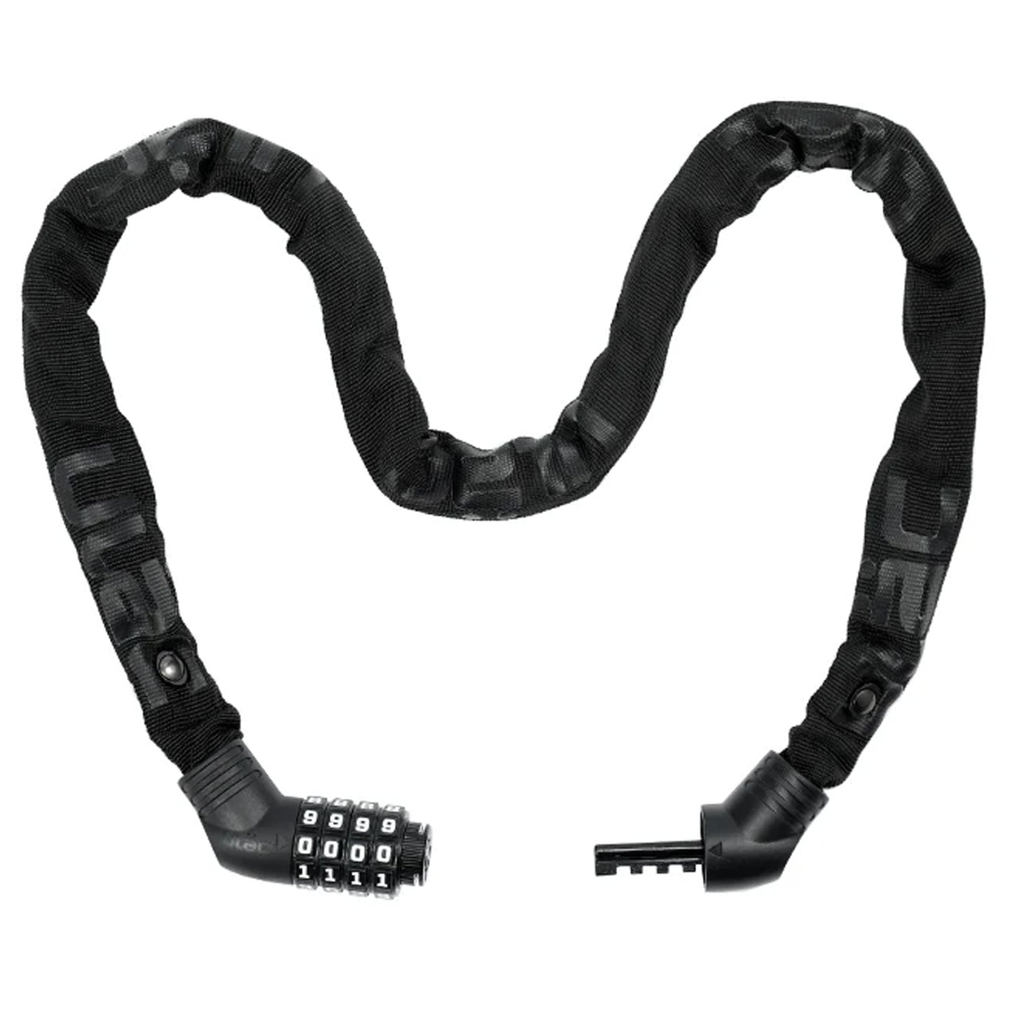 ULAC Street Fighter Combination Bicycle Chain Lock - Stealth