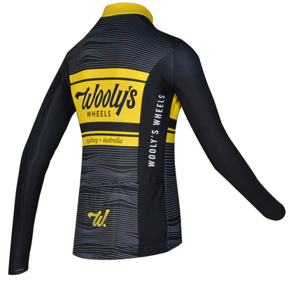 Wooly's Wheels (Cuore) Men's Long Sleeve Thermal Jersey