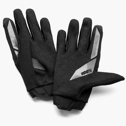 100% Ridecamp Youth MTB Gloves, Black