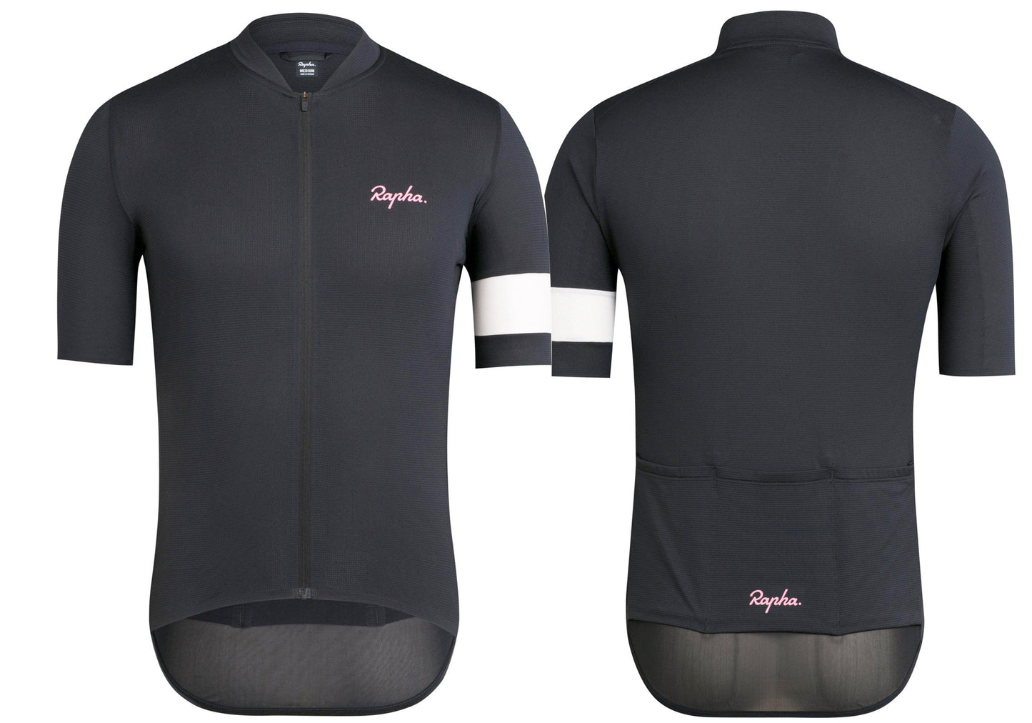 Rapha Mens Classic Flyweight Jersey, Black, Woolys Wheels Sydney