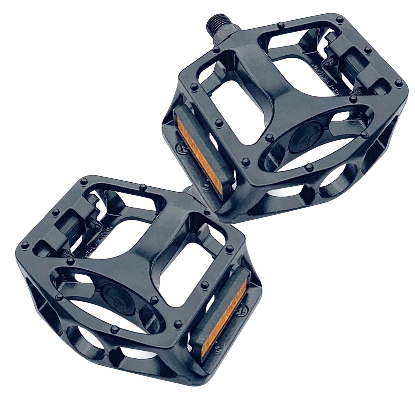 Azur Rail Alloy Pedals 9/16" - Black Woolys Wheels Sydney