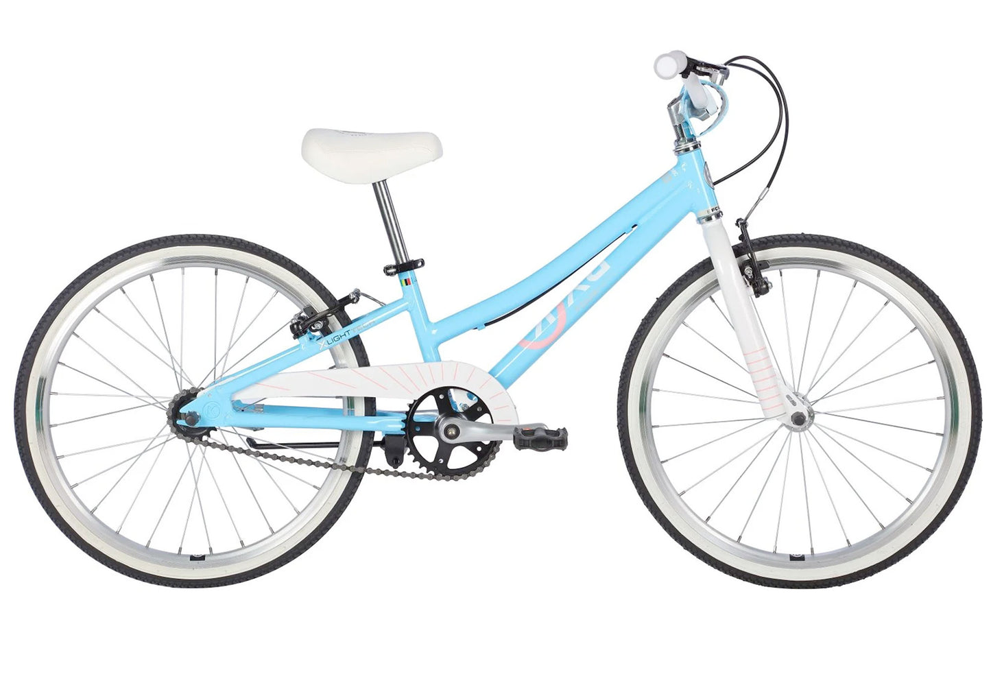 BYK E450 Girl's Single Speed Bicycle, Sky Blue - Rider height: 110-132cm