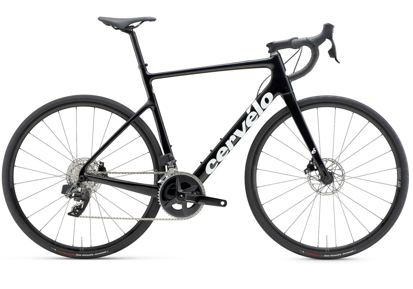 Cervelo Caledonia Rival eTap AXS Unisex Road Bike, Battery Gloss Black
