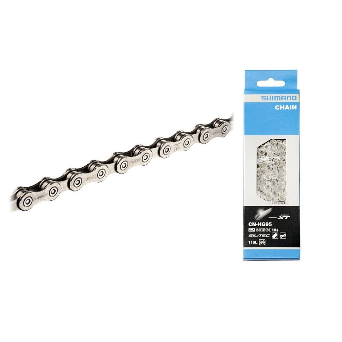 Shimano XT CN-HG95 Deore XT 10 Speed Chain at Woolys Wheels Sydney bike shop