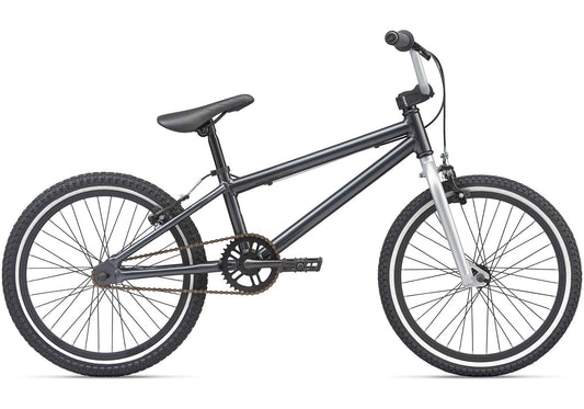 2022 Giant GFR 20" Childrens Bike, Gunmetal Black - Rider height: 120-140cm Woolys Wheels Sydney