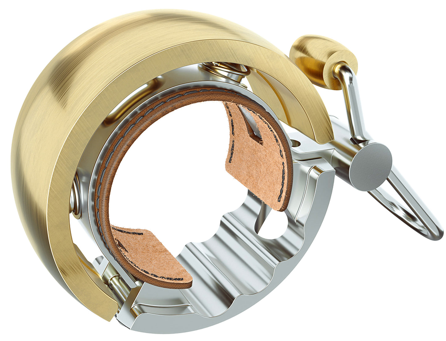 Knog OI Luxe Bell Small, Brass, Woolys Wheels Sydney