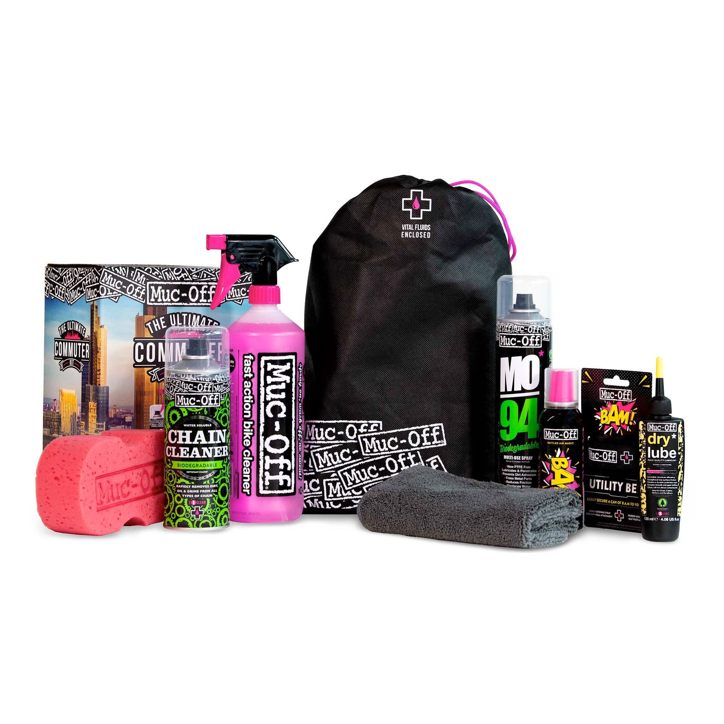 Muc-Off The Ultimate Commuter Kit buy online at Woolys Wheels bike shop Sydney