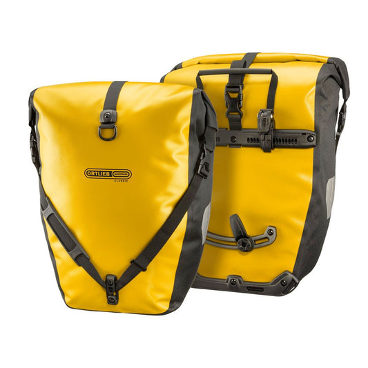 Ortlieb Back-Roller Classic Rear Pannier Bags, Sun Yellow/Black (Pair)