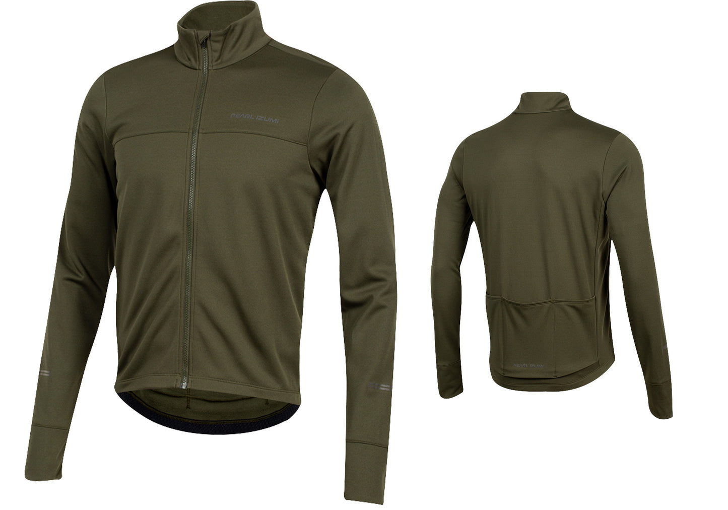 Pearl Izumi Mens Quest Thermal Long Sleeve Cycling Jersey, Forest buy at Woolys Wheels Sydney