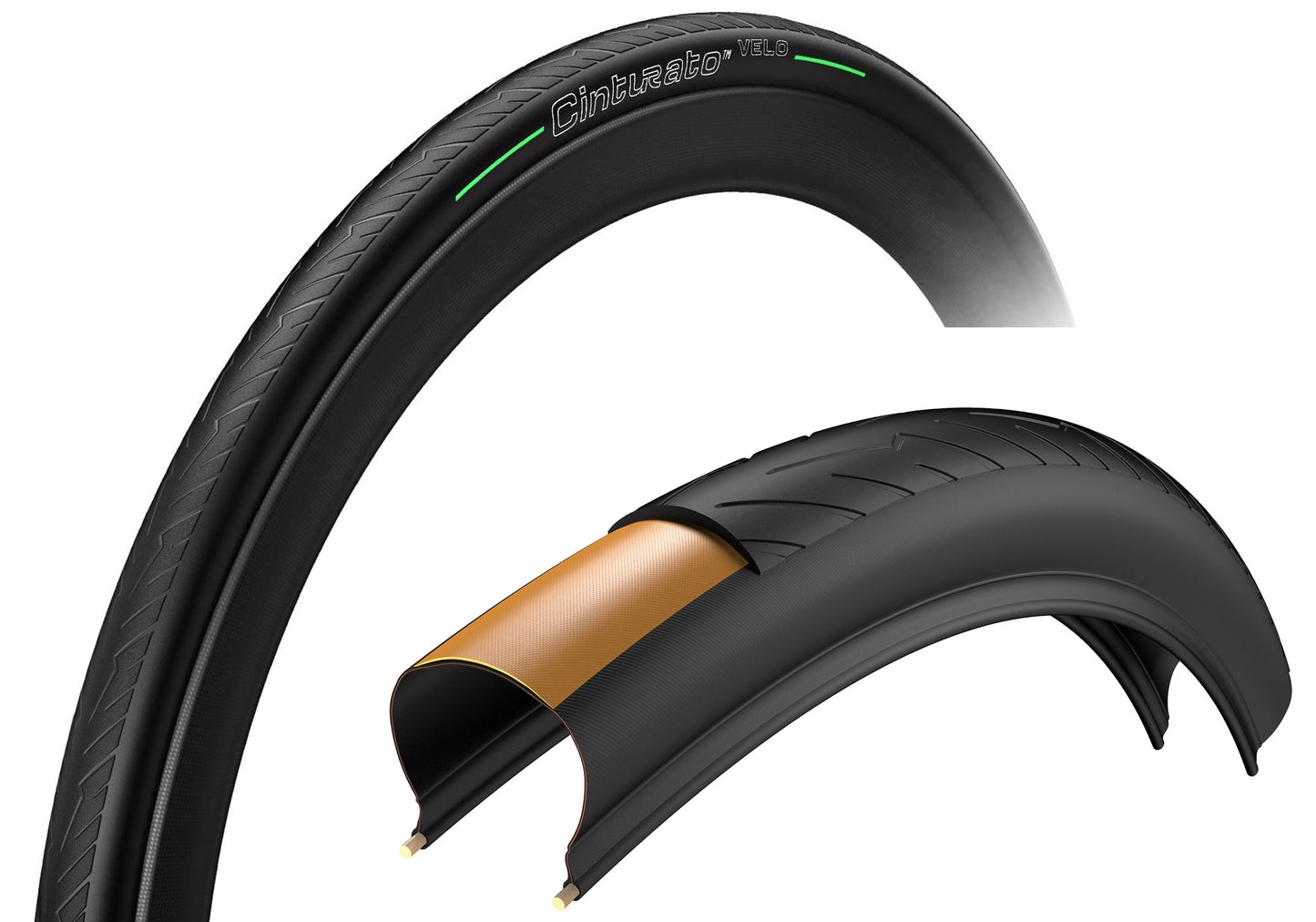 Pirelli Cinturato Velo TLR 700x26C Road Clincher Tyre, Tubeless Ready, Black Woolys Wheels Sydney