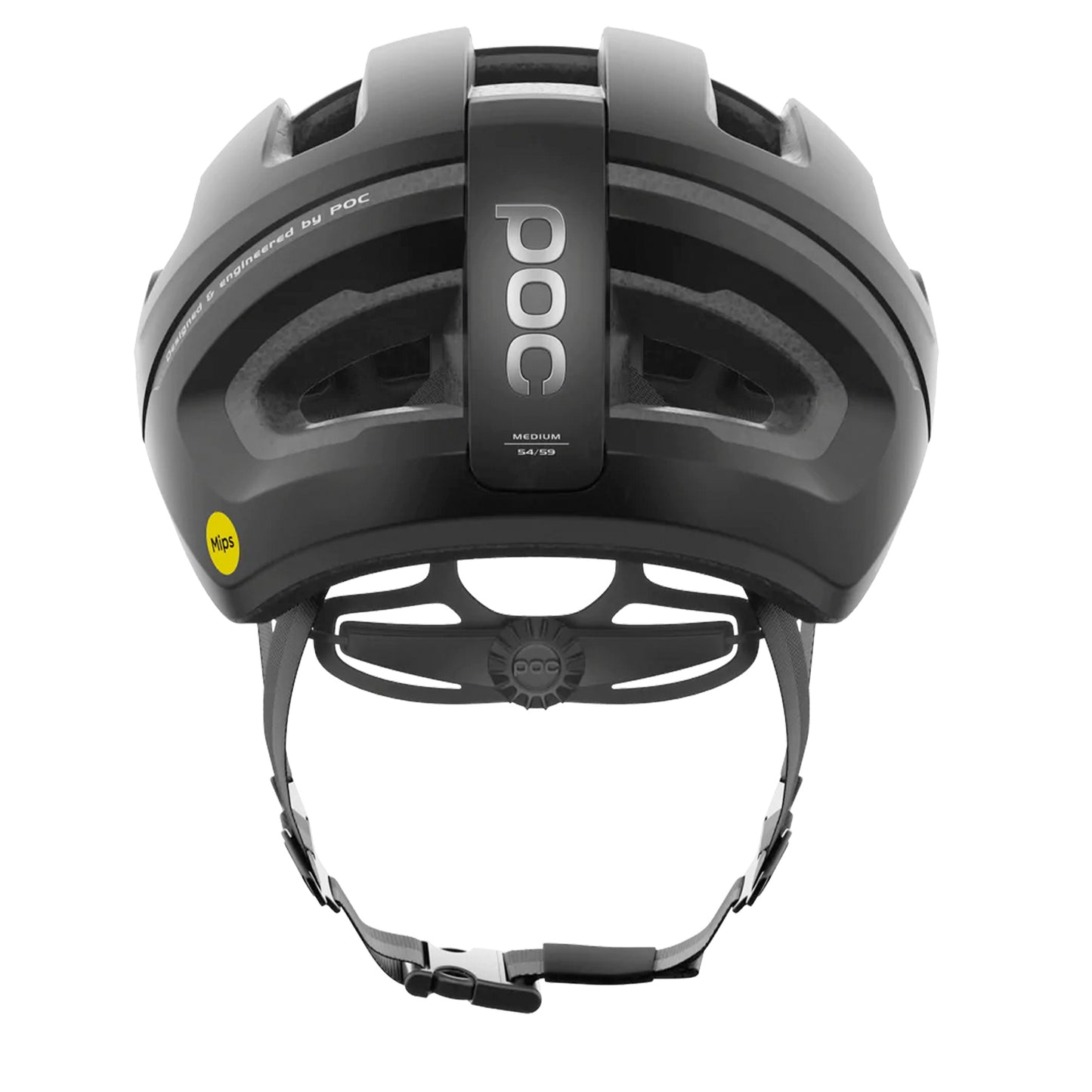 POC Omne Air Mips Unisex Road Cycling Helmet, Uranium Matt Black