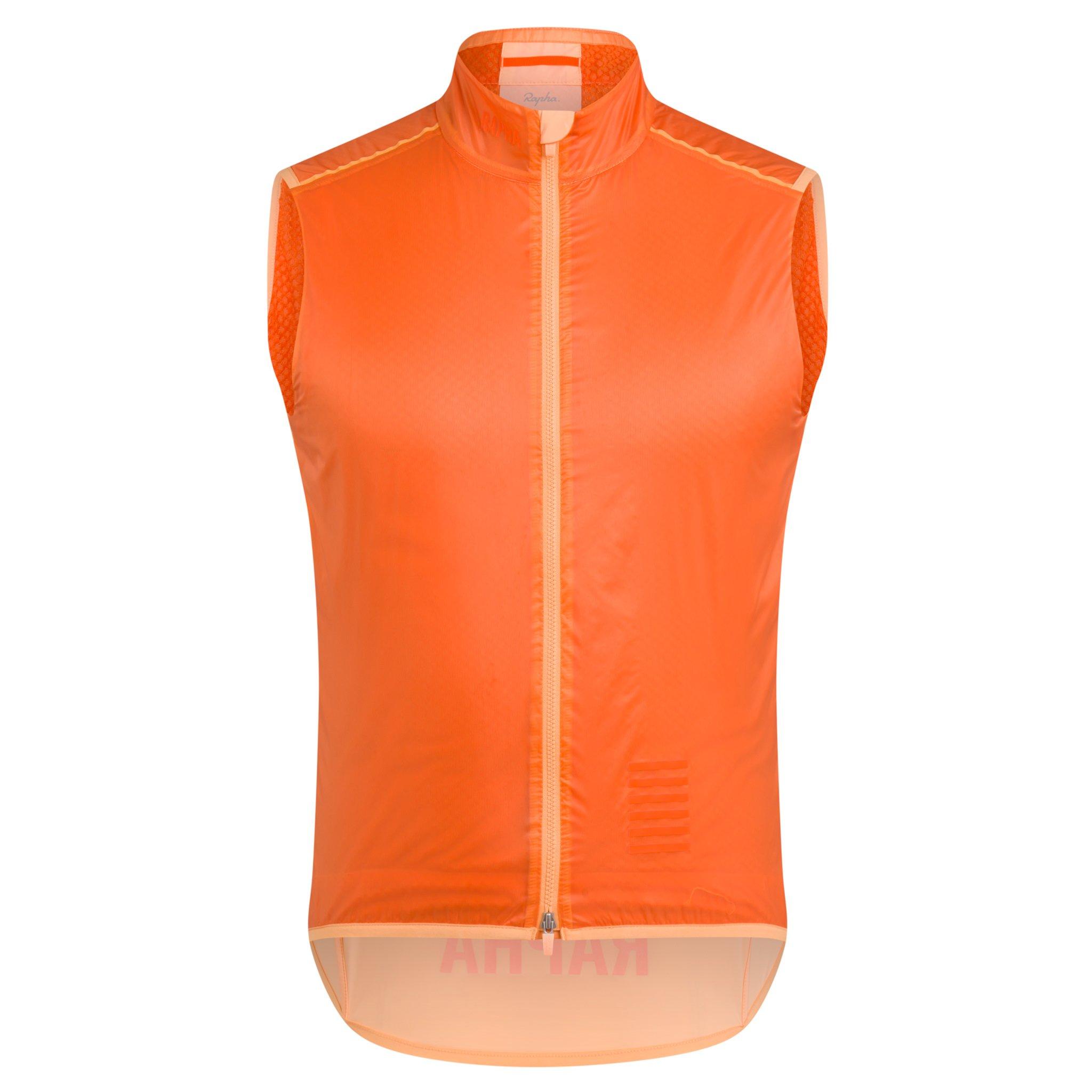 Rapha Men's Pro Team Insulated Gilet, Peach/Orange – woolyswheels