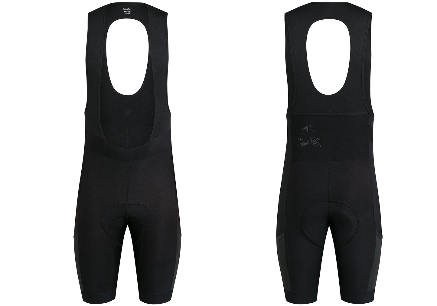 Rapha Mens Core Cargo Bib Shorts, Black buy at Woolys Wheels Sydney