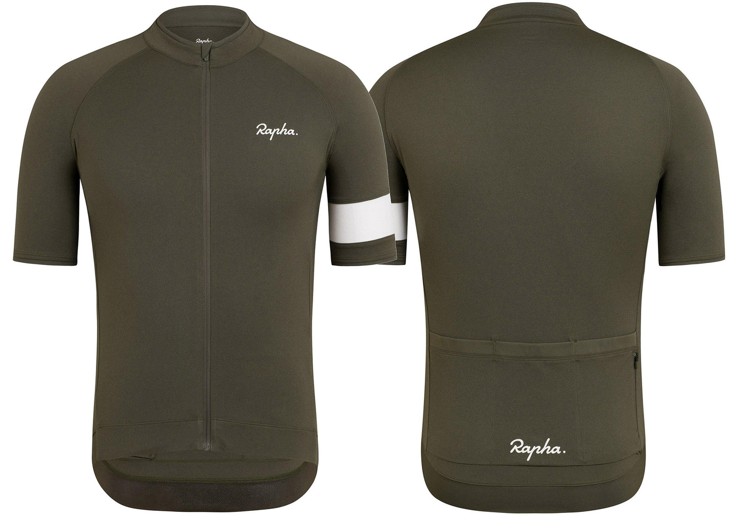 Rapha Core Mens Jersey, Dark Green Woolys Wheels Sydney Paddington