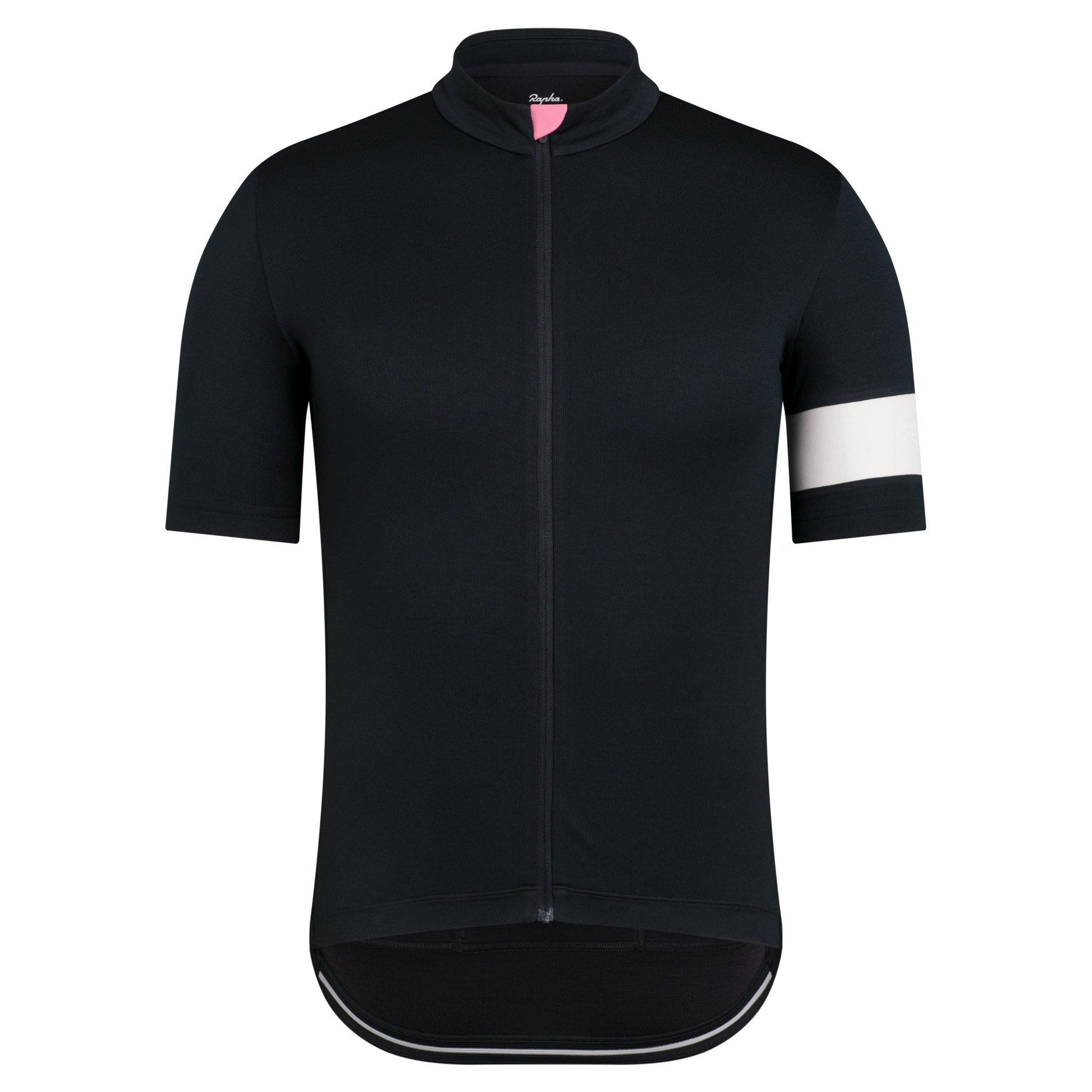 Rapha Mens Classic Jersey - Black buy online at Woolys Wheels Sydney with free delivery