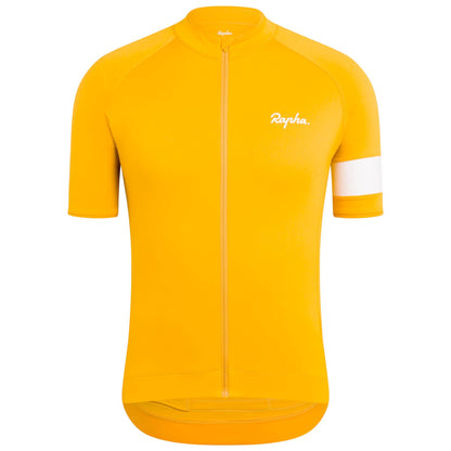 Rapha Mens Core Jersey, Yellow buy online at Woolys Wheels and receive free delivery