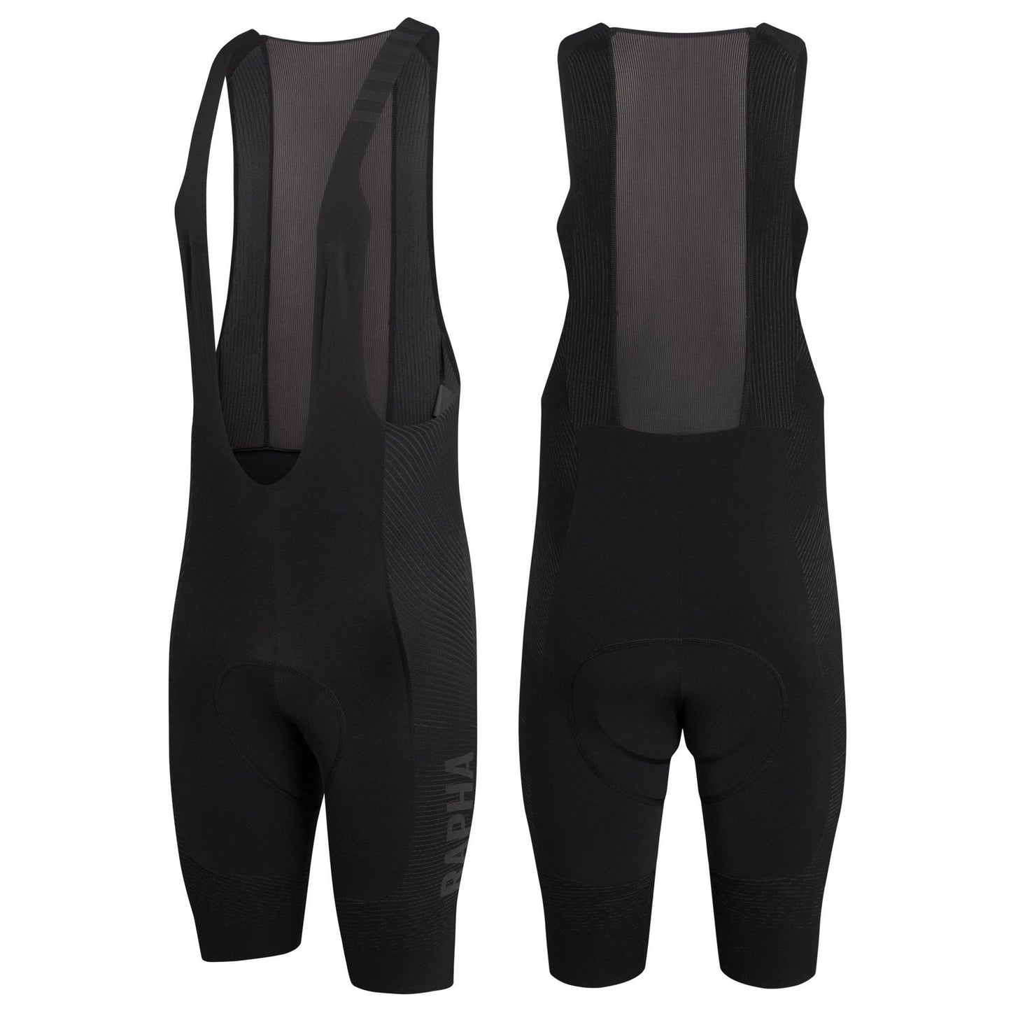 Rapha Mens Pro Team Powerweave Bib Shorts, Black buy online at Woolys Wheels Sydney