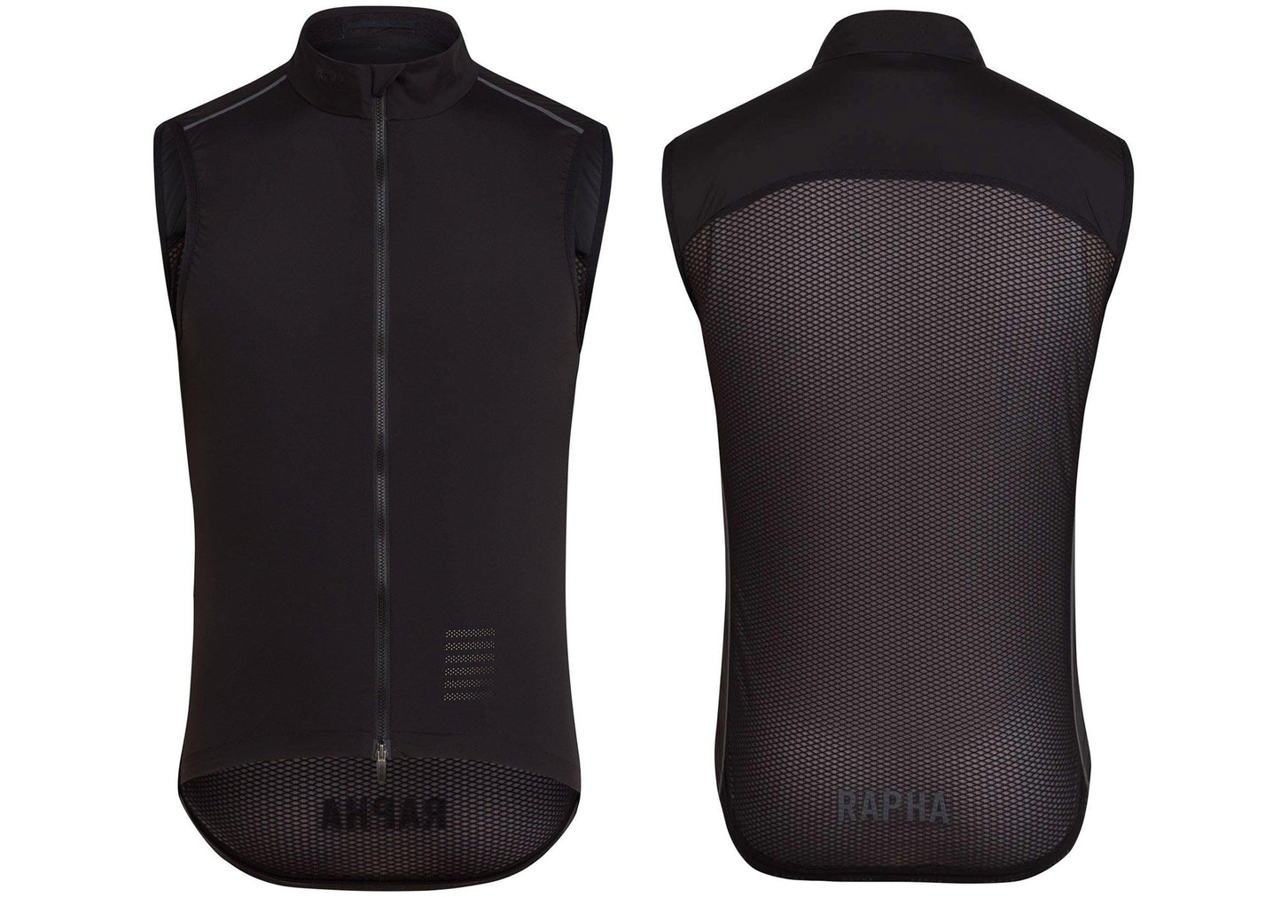 Rapha Mens Pro Team Lightweight Gilet Vest, Black,Woolys Wheels Sydney