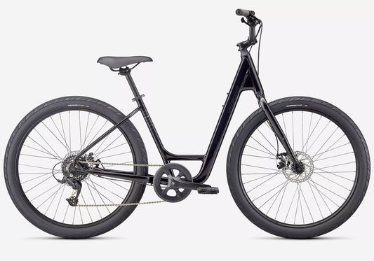 2022 Specialized Roll 2.0 Low Entry Unisex Fitness/Urban Bike - Gloss Black, buy online Woolys Wheels