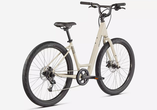 2022 Specialized Roll 2.0 Low Step Unisex Fitness/Urban Bike - Gloss White Mountains, Woolys Wheels Sydney