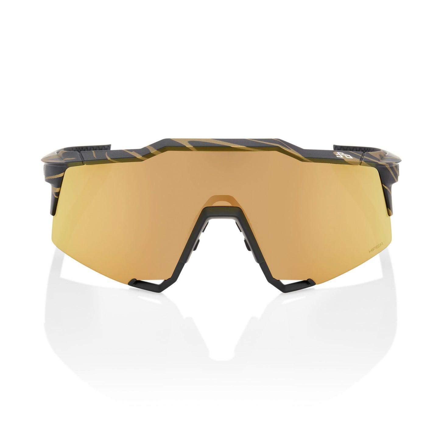 100% Speedcraft - Peter Sagan Limited Edition Metallic Gold Flake with HiPER Gold Mirror Lens