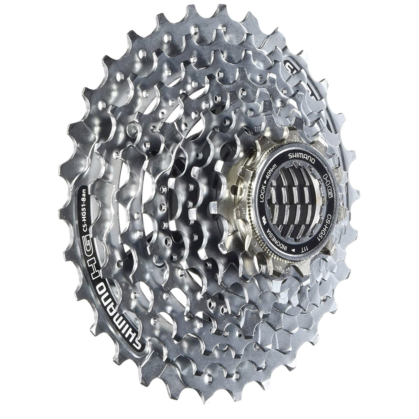 Shimano CS-HG51 Alivio 8 Speed Cassette 11-32T, Woolys Wheel Sydney
