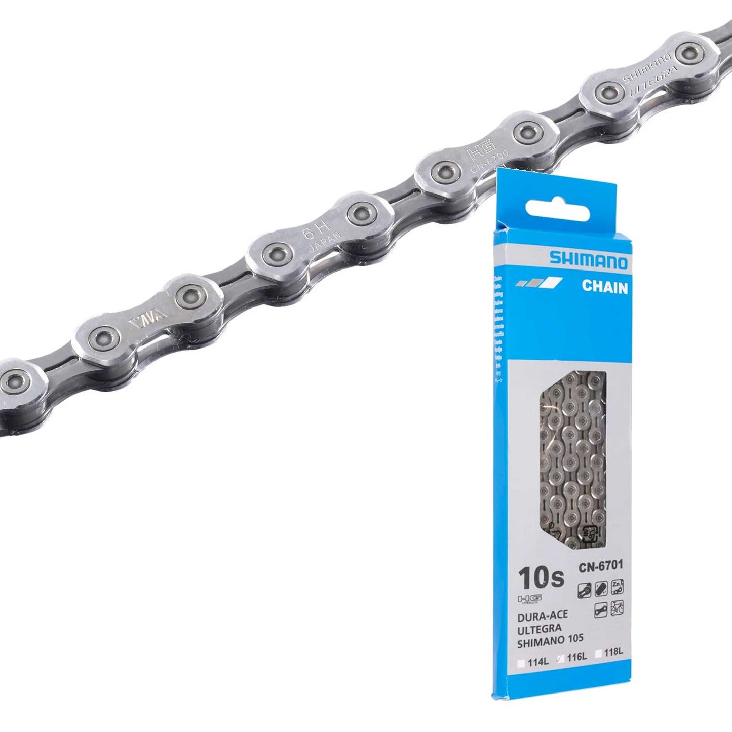 Shimano Ultegra CN-6701 10 Speed Chain buy at Woolys Wheels Sydney