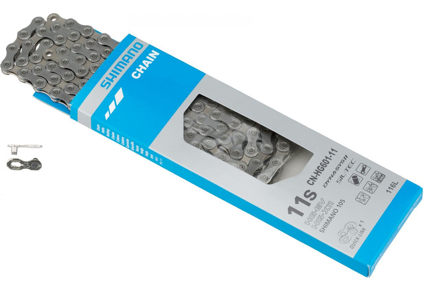 Shimano 105 CN-HG601 Chain 11 Speed Road/MTB with Quick Link