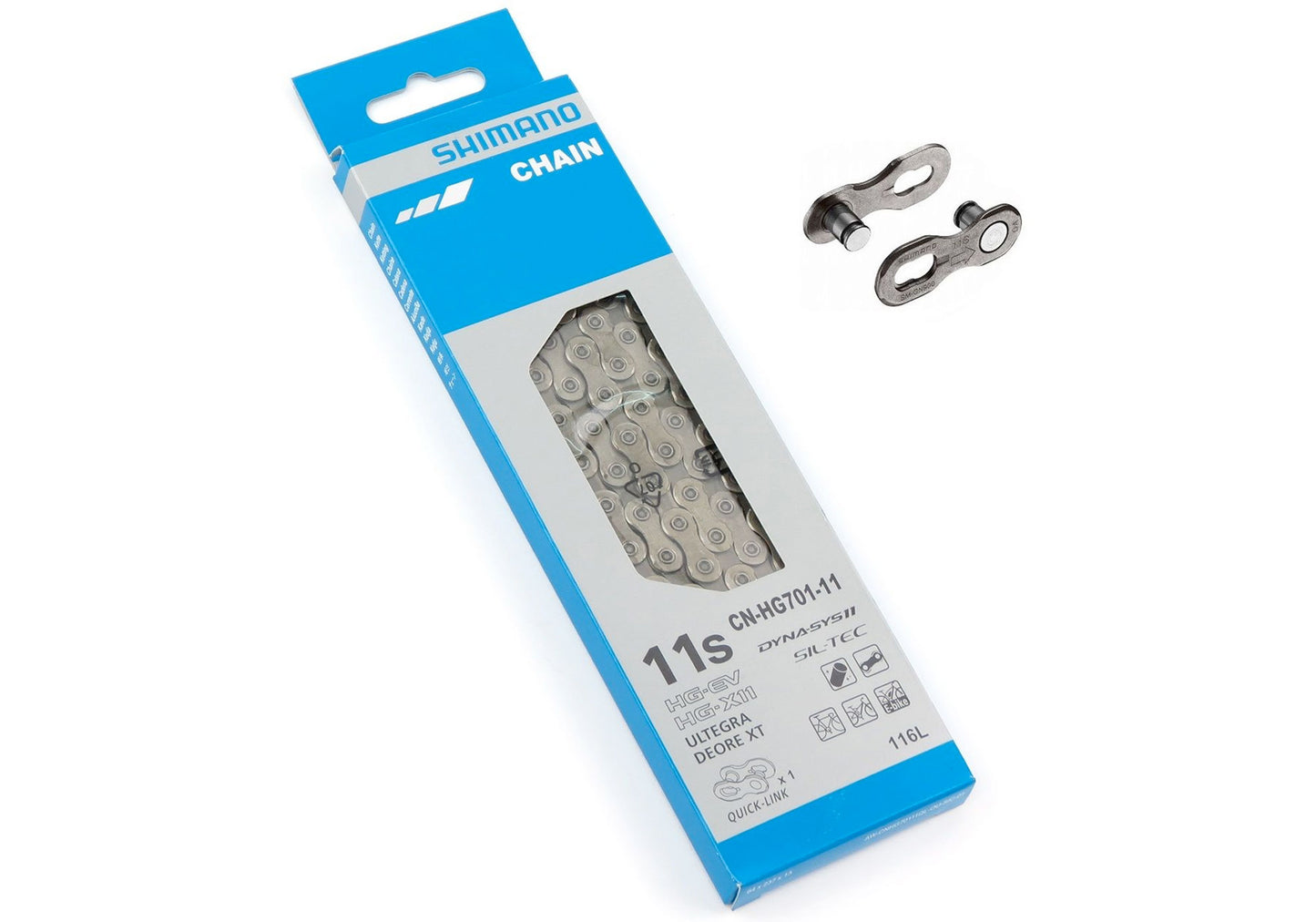 Shimano XT/Ultegra CN-HG701 Chain 11-Speed With Quick Link