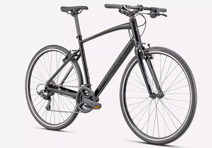 2022 Specialized Sirrus 1.0, Unisex Fitness/Urban Bike - Gloss Black, Woolys Wheels Sydney