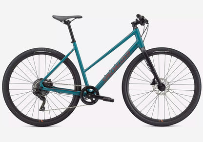 Specialized Sirrus X 2.0 Step-Through, Unisex Fitness/Urban Bike - Dusty Turquoise