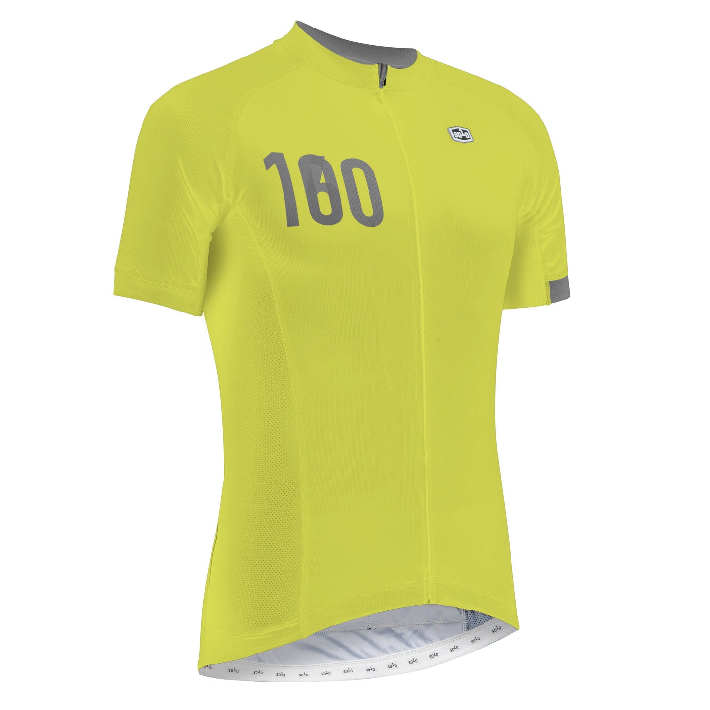 Solo Men's Century Short Sleeve Cycling Jersey - Sulphur Yellow Woolys Wheels Sydney