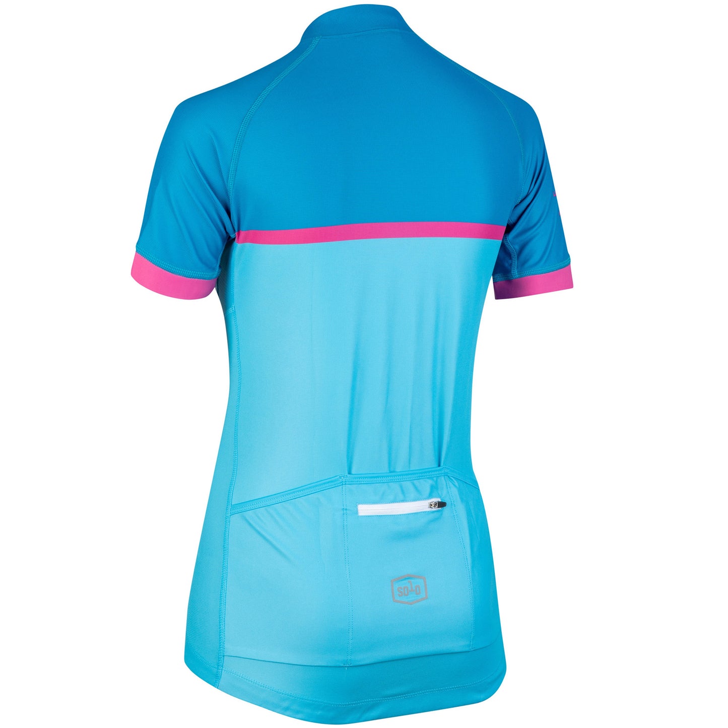 Solo Women's Cadence Jersey, Blue/Pink, buy at Woolys Wheels with free delivery