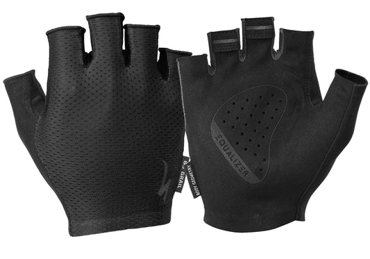 Specialized Body Geometry Grail Short Finger Gloves, Black, Woolys Wheels Sydney
