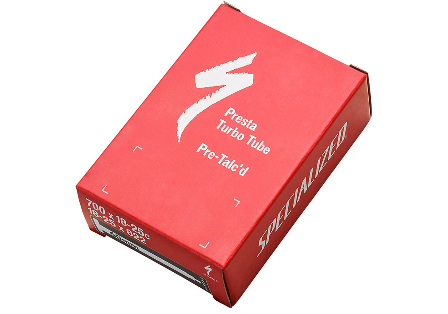 Specialized Turbo Tube Presta Valve With Talc 700x20-26C, 48mm/60mm/80mm Valve Length